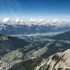 Flugwegposition um 12:38:28: Aufgenommen in der Nähe von Gemeinde Trins, Österreich in 3115 Meter